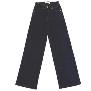 Thread Market Black Wide Leg High‎ Rise Jeans J52-5516GJ3 Size 1/25